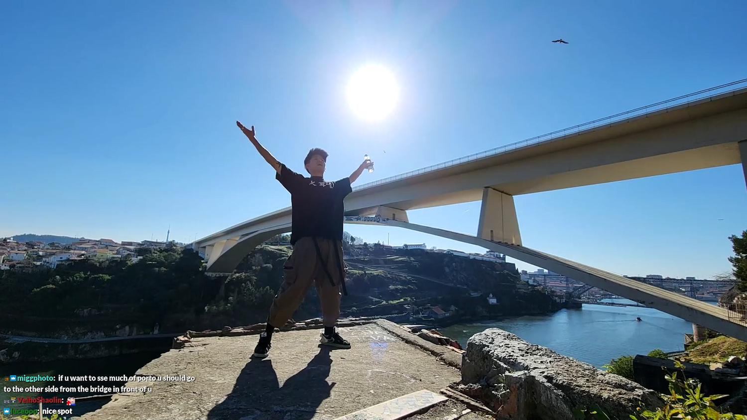 Breakdancer & IRL Streamer JoeyKaotyk streaming from Porto, Portugal